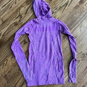 Lululemon hoodie long sleeve zip front pocket